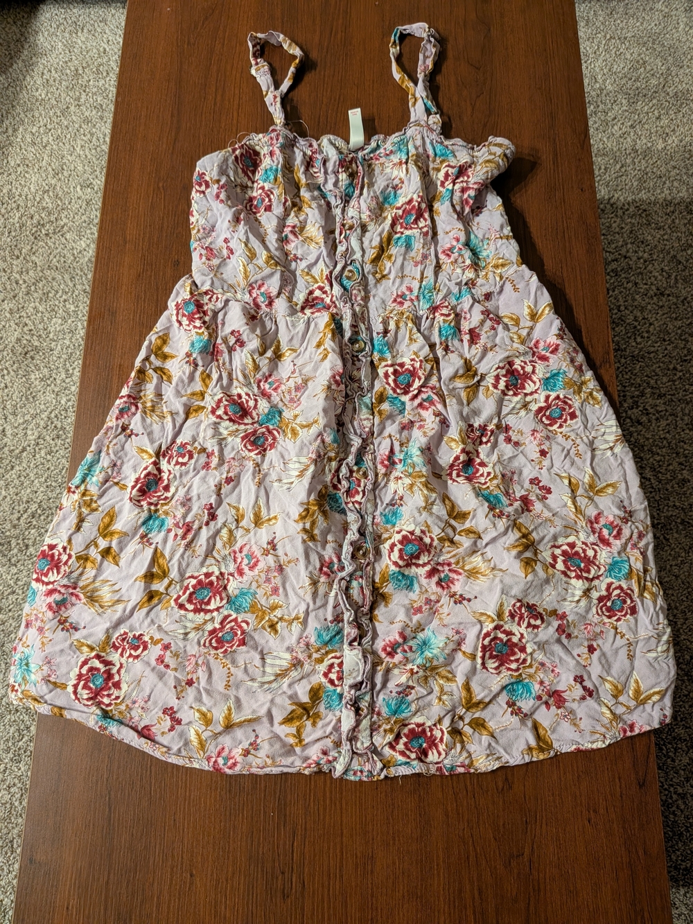 Xhilaration Purple Floral Sundress